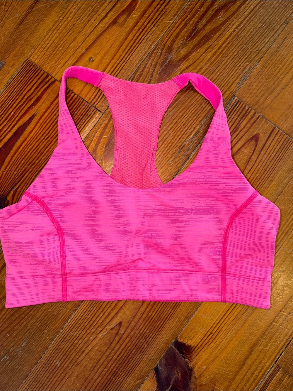 Outdoor Voices Neon Pink Racerback Sports Bra